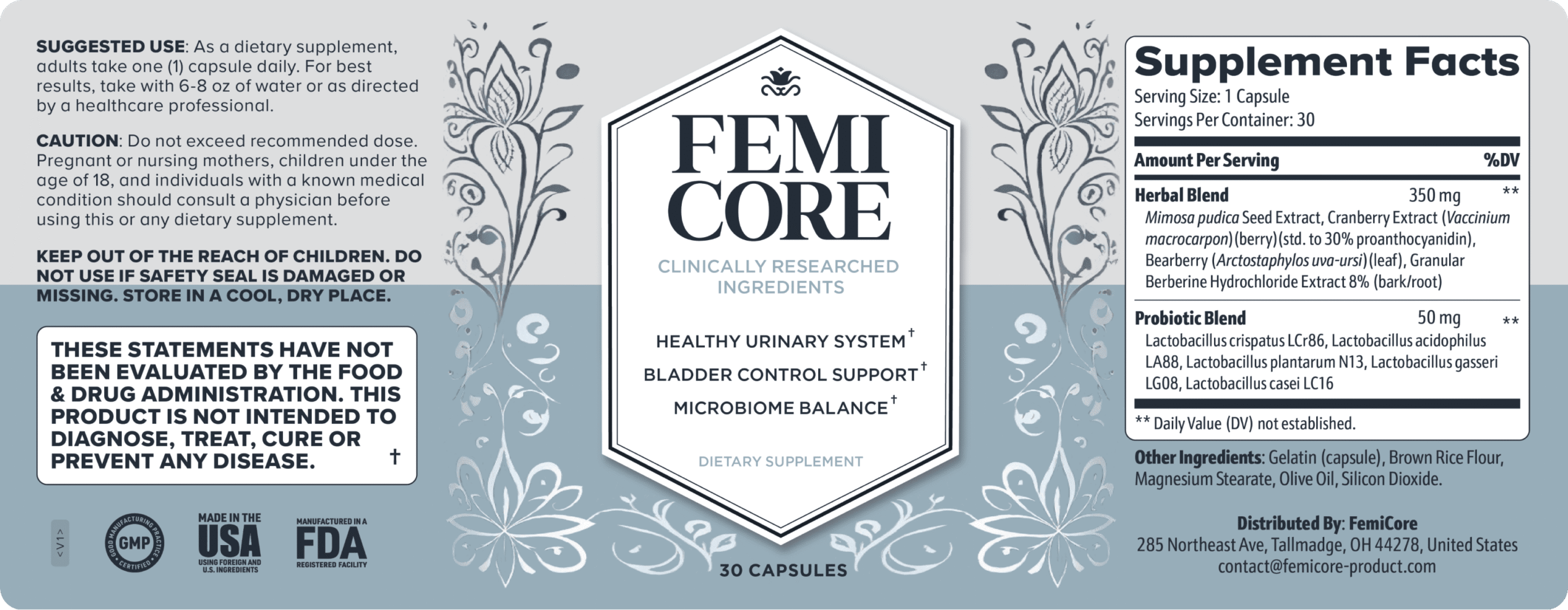 FemiCore Label